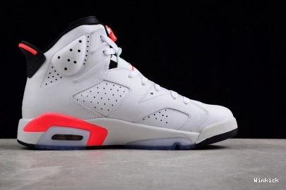 Infrared 384664-123 Retro 6 Jordan White 0715
